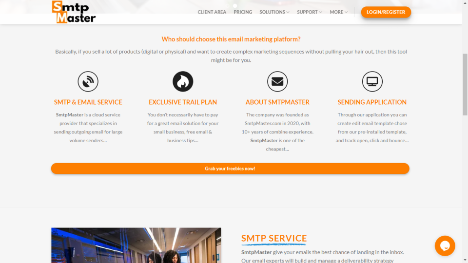 screenshot of Email Sending Application